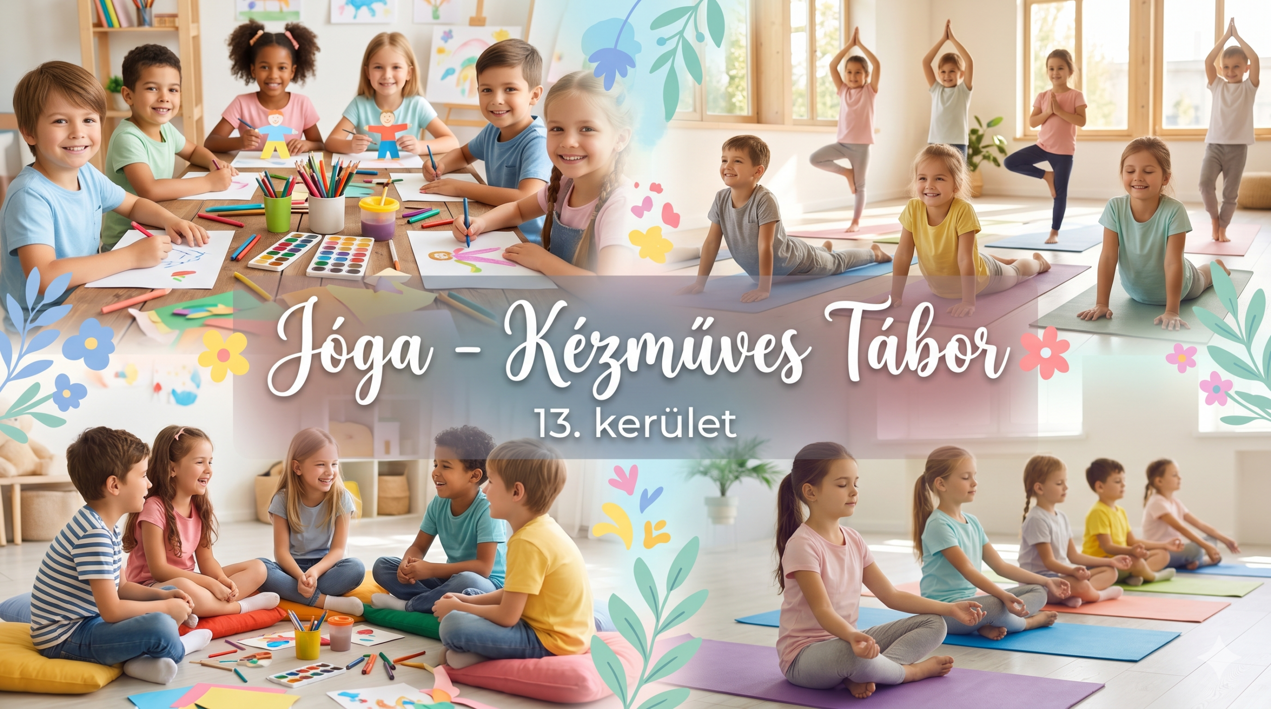 jóga-kézműves tábor